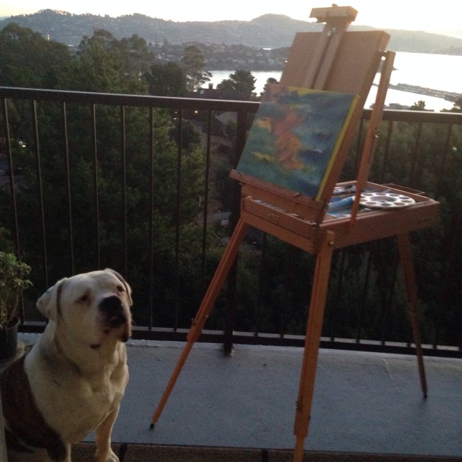 Taylor Staring at Me Staring at Him about to Work on "Divine Providence" 20131228-165530.jpg