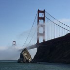 Clouds Dancing with the Bridge